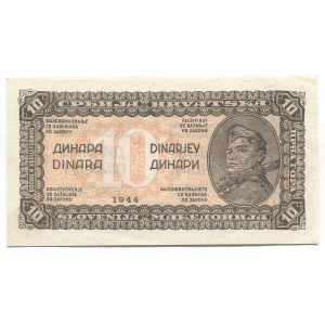 Yugoslavia 10 Dinara 1944