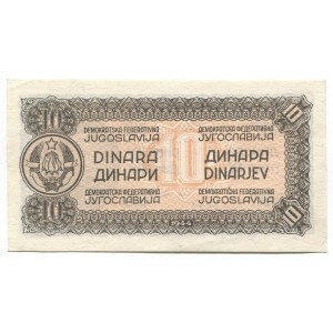 Yugoslavia 10 Dinara 1944