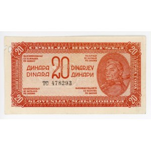 Yugoslavia 20 Dinara 1944