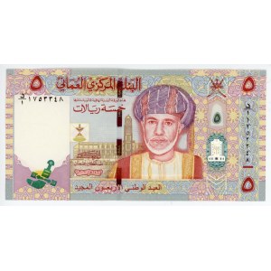 Oman 5 Rials 2010