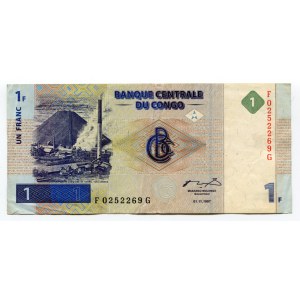 Congo Democratic Republic 1 Francs 1997 (1998)