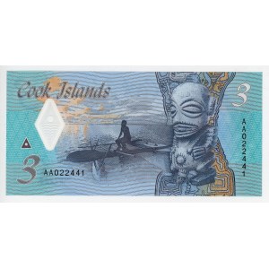 Cook Islands 3 Dollars 2021