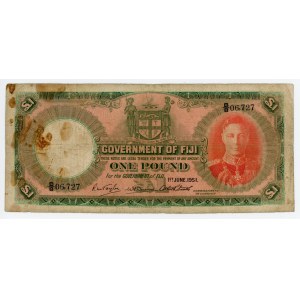 Fiji 1 Pound 1951