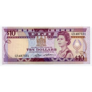 Fiji 10 Dollars 1980 (ND)