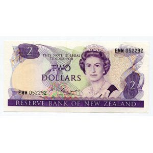 New Zealand 2 Dollars 1985 - 1989 (ND)