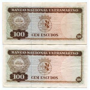 Timor 2 x 100 Escudos 1963