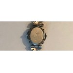 Srbrny damski zegarek koktajlowy wysadzany markazytami