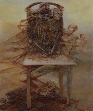 Zdzisław Beksiński, BEZ TYTUŁU, 1988