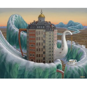 Jacek Yerka, ICE TEA, 2020