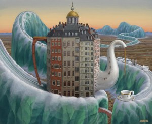 Jacek Yerka, ICE TEA, 2020