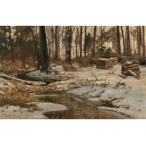 Mikhail Gorstkin-Wywiórski, STRUMP IN THE WINTER FOREST