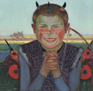 Vlastimil Hofman, PORTRET CHŁOPCA, ok. 1910