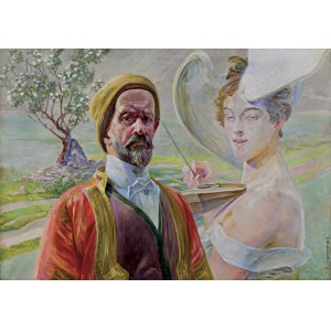 Jacek Malczewski, AUTOPORTRET Z MEDUZĄ, 1922