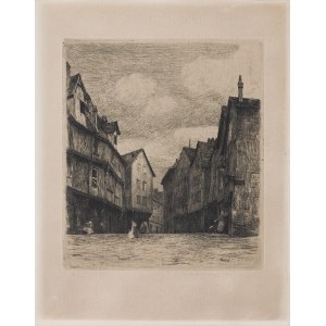 Józef Pankiewicz, CHARTRES – PLACE DE LA POISSONNERIE, około 1903