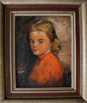 Rajmund Kanelba, Portret dziewczyny w czerwonej bluzce