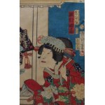 Toyohara Kunichika, Aktorzy kabuki - 4 portrety