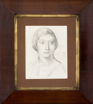 Ludomir SLEŃDZIŃSKI (1889-1980), Portret kobiety, 1918