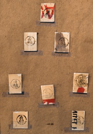 Nikifor KRYNICKI [Epifaniusz DROWNIAK] (1895-1968), Zestaw rysunków świętych we wspólnej oprawie