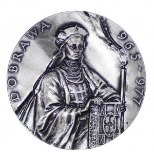 Medal serii królewskiej, Mieszko I / Dobrawa