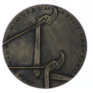 Medal, Muzeum Azji i Pacyfiku w Warszawie, sygnowany, 70mm