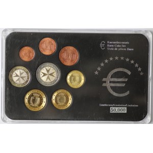 Malta, zestaw monet Euro - różne lata