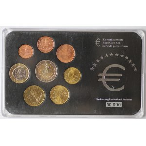 Grecja, zestaw monet Euro - różne lata