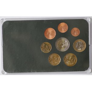 Grecja, zestaw monet Euro - różne lata