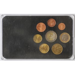 Luksemburg, zestaw monet Euro - różne lata