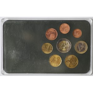 Belgia, zestaw monet Euro - różne lata