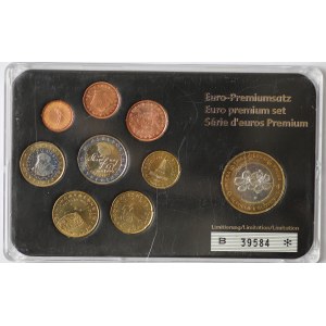 Słowenia, zestaw monet Euro - różne lata
