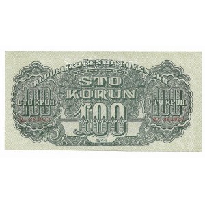 Czechosłowacja, 100 Koron 1944 - SPECIMEN