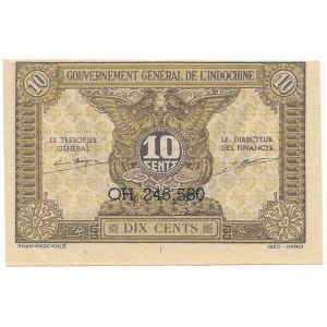 Indochiny Francuskie, 10 Cents (1942)