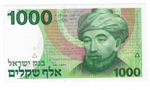 Izrael, 1000 sheqalim 1983
