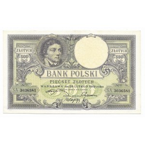 500 złotych 1919 seria A