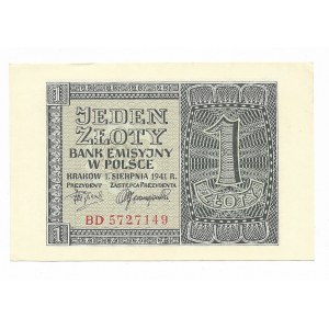 1 złoty 1941 seria BD