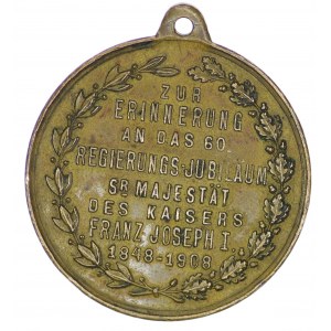 Austro-Węgry medal Franciszek Józef 1848-1908