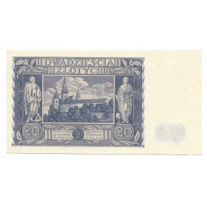 20 złotych 1936, seria AK
