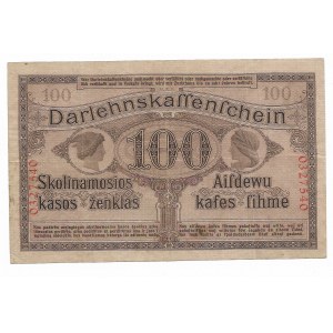 Kowno, 100 marek 1918