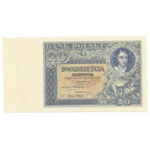 20 złotych 20.06.1931, seria DT,