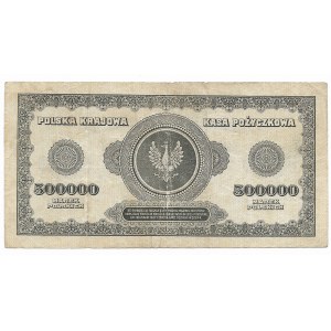 500.000 marek polskich 30.08.1923, seria F - rzadka seria