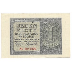 1 złoty 1941 seria AD