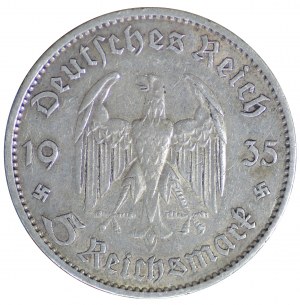 Niemcy, 5 Reichsmark , 1935 A