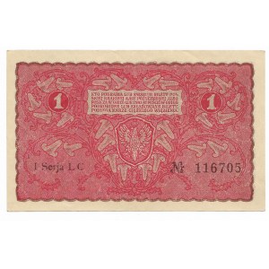 1 marka polska, 23.08.1919, I Seria LC