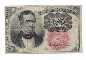 Stany Zjednoczone Ameryki, 10 centów 1874, seria L