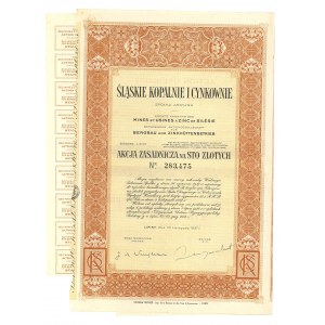 Lipiny, Akcja Śląskie Kopalnie i cynkownie, 100 złotych 1937