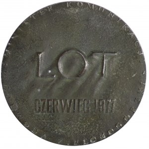 Medal LOT czerwiec 1977r.