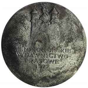 Medal zielonogórskie wydawnictwo prasowe 1977 - XXX lecie