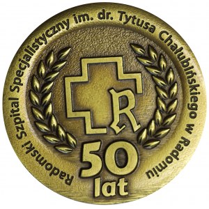 Medal 50 lat Radomski Szpital Specjalistyczny 1968-2018r.