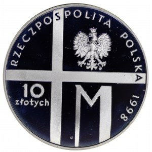 10 złotych 1998, XX-lecie Pontyfikatu Jan Paweł II