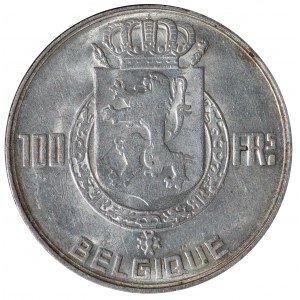 Belgia, 100 franków 1948